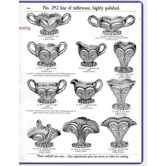 EAPG Vintage Imperial Zippered Heart Pitcher Glass Manganese Glow - Picture 10 of 11